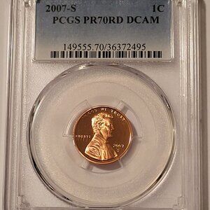 2007 S Lincoln Memorial Cent Proof PR70 DCAM PCGS